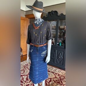 #131 Vintage Denim skirt